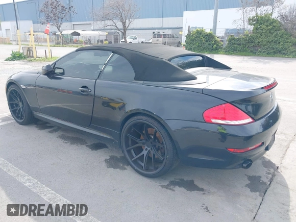 2010 BMW 6 Series 650i with VIN WBAEB5C56AC225184, listed as a IAAI auction lot 41698550 with 105,648 mi miles and . Bid and sale history available at carsss.com. Image 3.