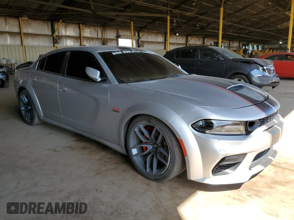2020 Dodge Charger Scat Pack Widebody z VIN 2C3CDXGJ6LH185703, wystawiony jako Copart lot #52411985 z przebiegiem 47 136 mil mil oraz Szkoda całkowita • Salvage title. Historia ofert i sprzedaży dostępna na DreamBid. Obrazek 4.