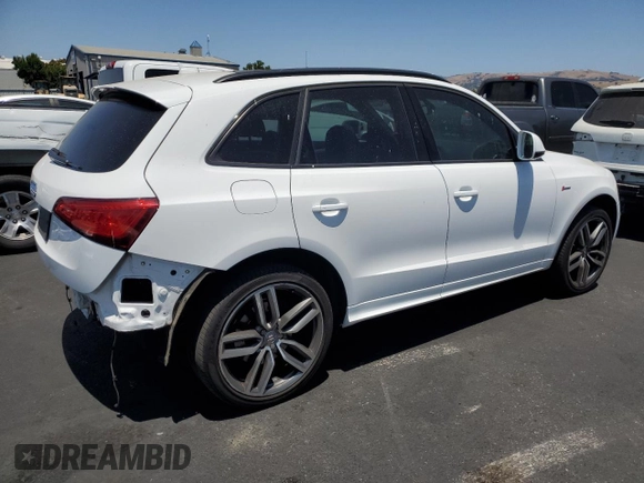 2015 Audi SQ5 Premium Plus with VIN WA1CGAFP2FA090090, listed as a Copart auction lot 62202475 with 148,684 mi miles and Salvage title. Bid and sale history available at DreamBid. Image 3.