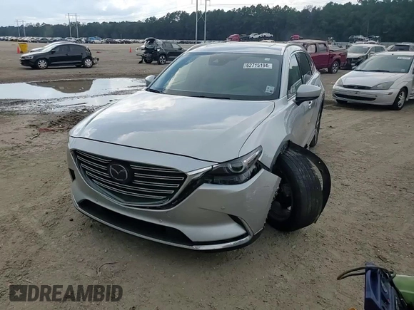 2020 Mazda CX-9 Grand Touring with VIN JM3TCADY6L0405463, listed as a Copart auction lot 62715194 with 100,663 mi miles and Salvage title. Bid and sale history available at DreamBid. Image 10.