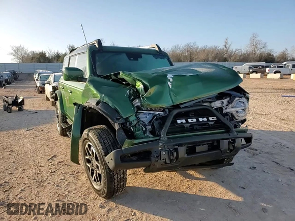 2024 Ford Bronco Outer Banks with VIN 1FMDE8BHXRLB04524, listed as a Copart auction lot 87458424 with 837 mi miles and Salvage Title. Bid and sale history available at DreamBid. Image 12.