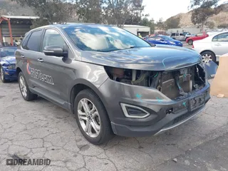 2017 Ford Edge Titanium with VIN 2FMPK3K81HBC22484, listed as a IAAI auction lot 41741202 with 163,854 mi miles. Bid and sale history available at carsss.com. Image 1.