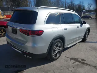 2020 Mercedes-Benz GLS with VIN 4JGFF5KE7LA187357, listed as a IAAI auction lot 41577477 with 58,859 mi miles. Bid and sale history available at carsss.com. Image 4.
