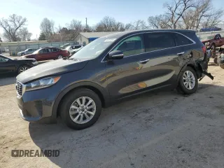 2019 Kia Sorento LX V6 with VIN 5XYPG4A50KG485507, listed as a Copart auction lot 85452584 with 126,731 mi miles and Salvage Title. Bid and sale history available at carsss.com. Image 1.