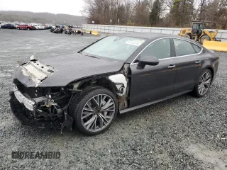 2017 Audi A7 Prestige with VIN WAU22AFC8HN043832, listed as a Copart auction lot 42412214 with 76,025 mi miles. Bid and sale history available at carsss.com. Image 1.