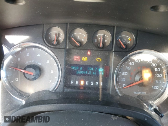 2010 Ford F-150 XL with VIN 1FTFX1EV5AFA07606, listed as a Copart auction lot 88846445 with 260,949 mi miles and Salvage Title. Bid and sale history available at carsss.com. Image 9.