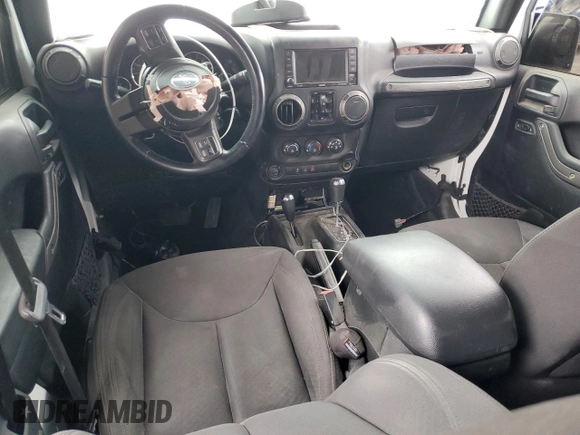 2018 Jeep Wrangler Unlimited Sport S with VIN 1C4BJWDG9JL887033, listed as a Copart auction lot 61785565 with 66,725 mi miles and Salvage title. Bid and sale history available at DreamBid. Image 8.