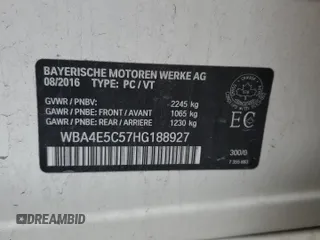 2017 BMW 4 Series 440i xDrive z VIN WBA4E5C57HG188927, wystawiony jako Copart lot #78727894 z przebiegiem 93 881 mil mil oraz Szkoda całkowita • Salvage title. Historia ofert i sprzedaży dostępna na DreamBid. Obrazek 13.
