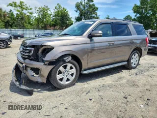 2018 Ford Expedition XLT z VIN 1FMJU1HT4JEA02217, wystawiony jako Copart lot #64664145 z przebiegiem 142 475 mil mil oraz Szkoda całkowita • Salvage title. Historia ofert i sprzedaży dostępna na DreamBid. Obrazek 1.