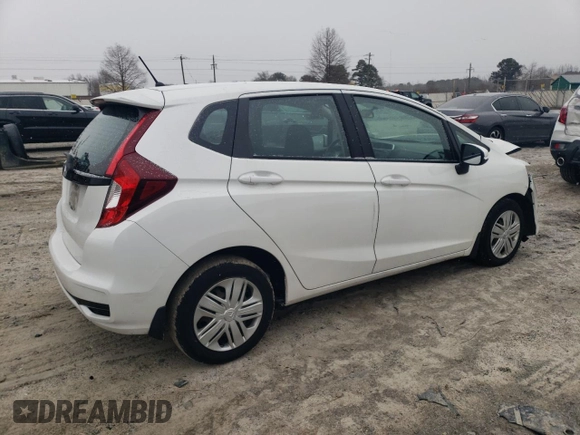 2019 Honda Fit LX with VIN 3HGGK5H46KM733801, listed as a Copart auction lot 45900315 with 123,761 mi miles and Salvage Title. Bid and sale history available at carsss.com. Image 3.