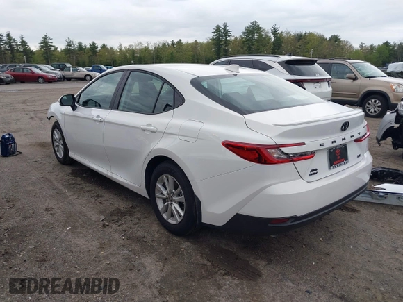 2025 Toyota Camry LE с VIN 4T1DBADK5SU522109, выставлен на аукционе IAAI как лот 42220850 с пробегом 298 миль миль и . История ставок и продаж доступна на DreamBid. Изображение 3.