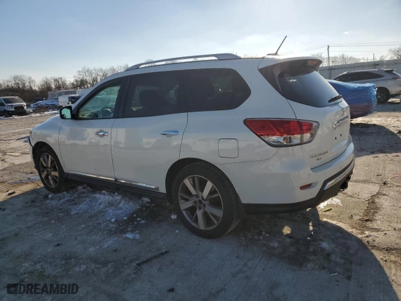 2014 Nissan Pathfinder Platinum with VIN 5N1AR2MN2EC637727, listed as a Copart auction lot 42625295 with NaN miles and Salvage Title. Bid and sale history available at carsss.com. Image 2.