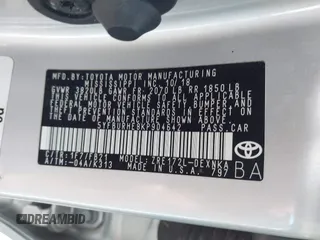 2019 Toyota Corolla L with VIN 5YFBURHE8KP904642, listed as a IAAI auction lot 41760468 with 45,814 mi miles. Bid and sale history available at carsss.com. Image 9.