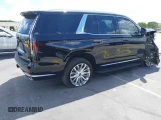 2023 Cadillac Escalade 4WD Premium Luxury with VIN 1GYS4BKL4PR236070, listed as a IAAI auction lot 41905971 with 40,382 mi miles and . Bid and sale history available at DreamBid. Image 4.