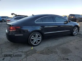 2013 Volkswagen CC Lux with VIN WVWRP7AN6DE554190, listed as a Copart auction lot 50383805 with 158,642 mi miles and Salvage Title. Bid and sale history available at DreamBid. Image 3.