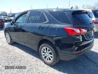 2020 Chevrolet Equinox LS with VIN 2GNAXHEV7L6216272, listed as a IAAI auction lot 41990130 with 83,771 mi miles and . Bid and sale history available at DreamBid. Image 3.