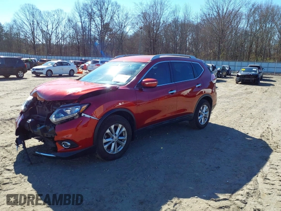 2015 Nissan Rogue SL with VIN 5N1AT2MTXFC927747, listed as a IAAI auction lot 41336830 with 82,098 mi miles. Bid and sale history available at carsss.com. Image 17.