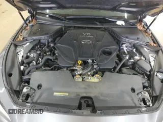 2019 Infiniti Q50 Luxe with VIN JN1EV7AR9KM591571, listed as a Copart auction lot 61782675 with 38,544 mi miles and Salvage title. Bid and sale history available at DreamBid. Image 11.