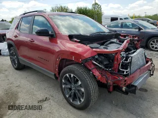 2025 Chevrolet Equinox AWD RS with VIN 3GNAXTEG5SL227155, listed as a Copart auction lot 55302955 with 1,007 mi miles and Salvage title. Bid and sale history available at DreamBid. Image 4.