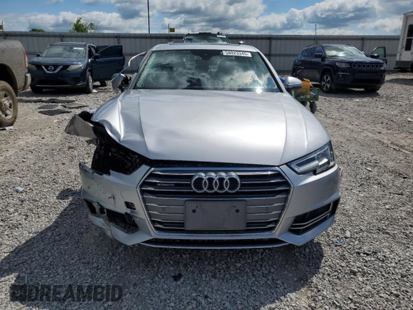 2017 Audi A4 Premium Plus with VIN WAUENAF42HN010323, listed as a Copart auction lot 58023345 with 83,139 mi miles and Salvage title. Bid and sale history available at DreamBid. Image 5.
