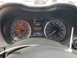 2017 Infiniti Q50 Red Sport 400 with VIN JN1FV7AP3HM850700, listed as a Copart auction lot 49844005 with 58,257 mi miles and Salvage title. Bid and sale history available at DreamBid. Image 9.