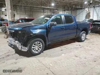 2022 Chevrolet Silverado 1500 LT with VIN 1GCPDKEK0NZ526561, listed as a Copart auction lot 88953555 with 37,733 mi miles and Clean Title. Bid and sale history available at carsss.com. Image 1.