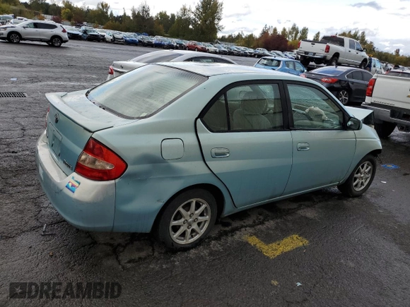 2001 Toyota Prius with VIN JT2BK12U710036562, listed as a Copart auction lot 77180024 with 243,586 mi miles and Clean Title. Bid and sale history available at carsss.com. Image 3.