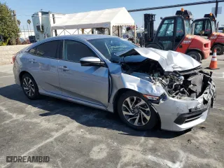 2016 Honda Civic Sedan EX with VIN 2HGFC2F77GH563247, listed as a Copart auction lot 46905325 with 77,195 mi miles and Salvage Title. Bid and sale history available at carsss.com. Image 4.