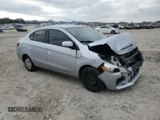 2021 Mitsubishi Mirage ES with VIN ML32FUFJ7MHF01737, listed as a Copart auction lot 82225724 with 71,327 mi miles and Salvage title. Bid and sale history available at DreamBid. Image 4.
