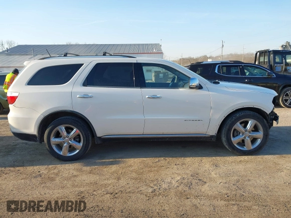 2012 Dodge Durango Citadel with VIN 1C4SDHET3CC121753, listed as a IAAI auction lot 41775187 with 198,041 mi miles and . Bid and sale history available at DreamBid. Image 13.