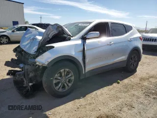 2016 Hyundai Santa Fe z VIN 5XYZTDLB4GG314063, wystawiony jako Copart lot #44252245 z przebiegiem Nie podano mil oraz Szkoda całkowita • Salvage title. Historia ofert i sprzedaży dostępna na DreamBid. Obrazek 1.