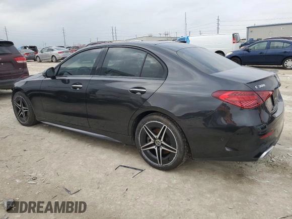 2023 Mercedes-Benz C 300 with VIN W1KAF4HBXPR108122, listed as a Copart auction lot 47091105 with 5,591 mi miles and Salvage Title. Bid and sale history available at DreamBid. Image 2.