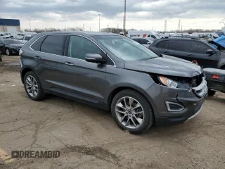 2015 Ford Edge Titanium with VIN 2FMTK4K80FBB05917, listed as a Copart auction lot 51892505 with 122,134 mi miles and Clean Title. Bid and sale history available at carsss.com. Image 4.