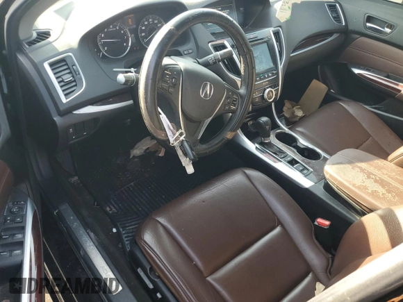 2016 Acura TLX with VIN 19UUB1F34GA001113, listed as a Copart auction lot 61598035 with 127,792 mi miles and Salvage title. Bid and sale history available at DreamBid. Image 8.