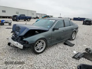 2003 BMW 5 Series 525iA with VIN WBADT43433G034716, listed as a Copart auction lot 79625414 with 122,500 mi miles and Salvage Title. Bid and sale history available at carsss.com. Image 1.