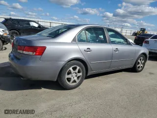 2006 Hyundai Sonata GLS with VIN 5NPEU46F06H040460, listed as a Copart auction lot 49279045 with 137,127 mi miles and Salvage Title. Bid and sale history available at carsss.com. Image 3.