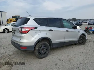 2018 Ford Escape S with VIN 1FMCU0F73JUB53435, listed as a Copart auction lot 46977155 with 105,488 mi miles and Salvage Title. Bid and sale history available at carsss.com. Image 3.