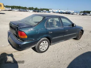 1997 Honda Civic LX with VIN 2HGEJ6671VH589347, listed as a Copart auction lot 52424775 with 134,989 mi miles and Clean Title. Bid and sale history available at carsss.com. Image 3.