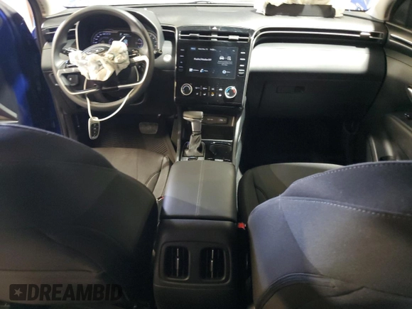 2022 Hyundai Tucson SEL with VIN 5NMJB3AEXNH107767, listed as a Copart auction lot 49028785 with 29,336 mi miles and Salvage Title. Bid and sale history available at carsss.com. Image 8.
