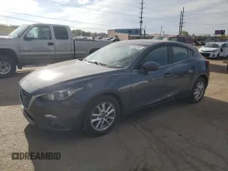 2015 Mazda 3 i Touring with VIN 3MZBM1L74FM166021, listed as a Copart auction lot 53282395 with 127,528 mi miles and Salvage Title. Bid and sale history available at DreamBid. Image 1.