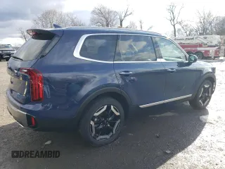 2025 Kia Telluride S with VIN 5XYP64GC4SG571265, listed as a Copart auction lot 83986074 with 9 mi miles and Salvage Title. Bid and sale history available at DreamBid. Image 3.