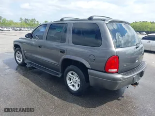 2002 Dodge Durango Sport with VIN 1B4HR38N32F213399, listed as a IAAI auction lot 41927441 with 288,016 mi miles. Bid and sale history available at carsss.com. Image 3.