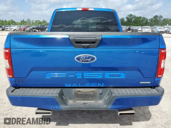 2018 Ford F-150 XL with VIN 1FTEW1CP5JKC02387, listed as a Copart auction lot 58983835 with 119,720 mi miles and Salvage title. Bid and sale history available at DreamBid. Image 6.