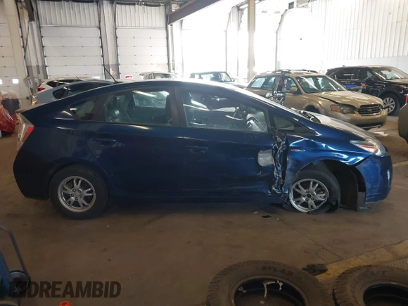 2011 Toyota Prius I with VIN JTDKN3DU9B1334548, listed as a IAAI auction lot 41891735 with 128,841 mi miles and . Bid and sale history available at DreamBid. Image 13.
