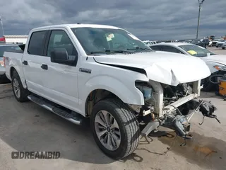 2017 Ford F-150 XL with VIN 1FTEW1EF5HKC04641, listed as a IAAI auction lot 41304620 with 156,064 mi miles. Bid and sale history available at carsss.com. Image 1.