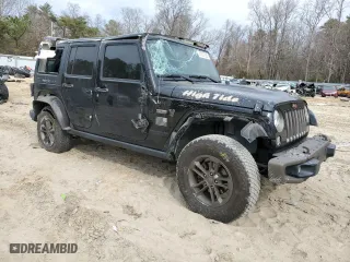 2016 Jeep Wrangler Unlimited 75th Anniversary with VIN 1C4HJWEG5GL235186, listed as a Copart auction lot 47037535 with 152,573 mi miles and Salvage Title. Bid and sale history available at carsss.com. Image 4.