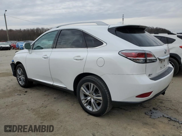 2015 Lexus RX 350 with VIN 2T2ZK1BAXFC203906, listed as a Copart auction lot 47474535 with 104,982 mi miles and Salvage Title. Bid and sale history available at carsss.com. Image 2.