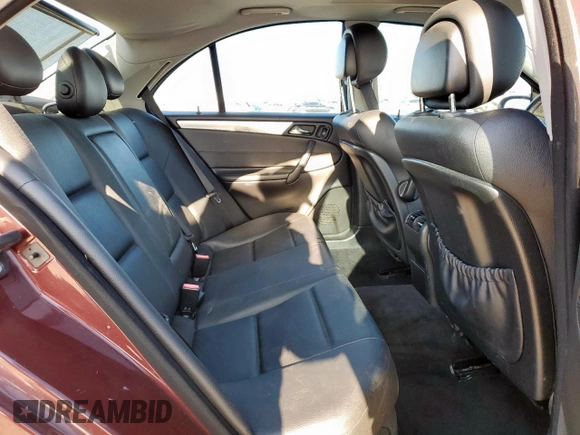 2006 Mercedes-Benz C 230 Sport with VIN WDBRF52H26F822471, listed as a Copart auction lot 51957955 with 146,176 mi miles and Salvage Title. Bid and sale history available at carsss.com. Image 10.