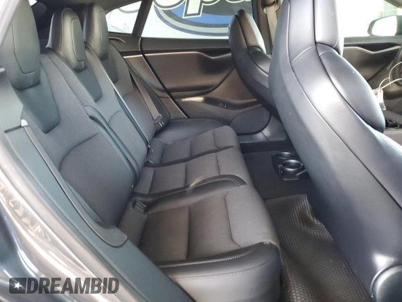 2018 Tesla Model S 75D with VIN 5YJSA1E21JF282786, listed as a Copart auction lot 58058595 with 65,982 mi miles and Salvage title. Bid and sale history available at DreamBid. Image 10.