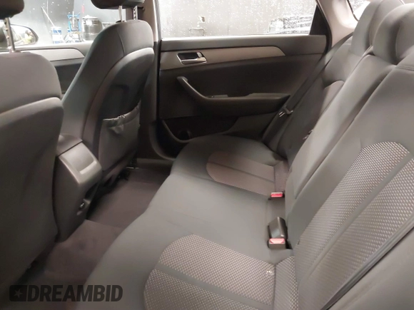 2019 Hyundai Sonata SE with VIN 5NPE24AF6KH817599, listed as a IAAI auction lot 41767384 with 43,596 mi miles and . Bid and sale history available at carsss.com. Image 8.